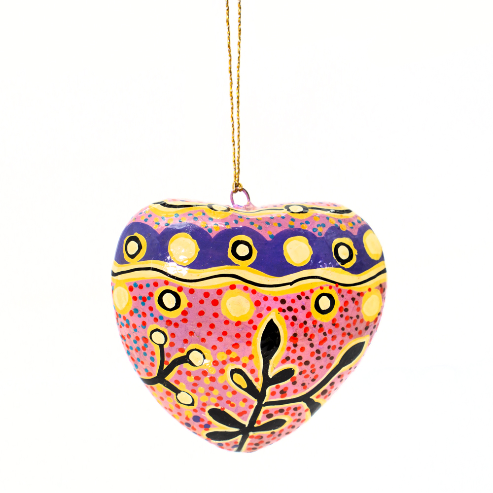 Decorative Heart 7.6cm -PST604