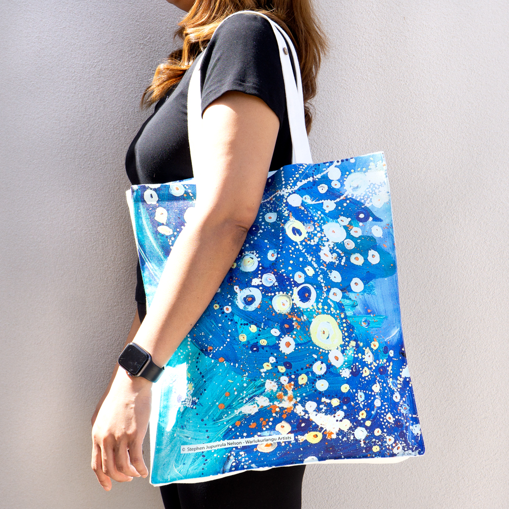 Digital Foldable Cotton Bag - 34.5x41x7cm-SJN668