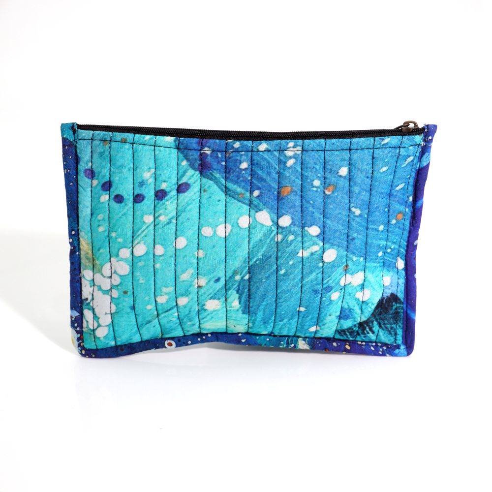 Quilted Zip Pouch 20.5X14CM-SJN668