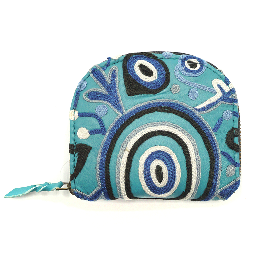 Embroidered Coin Purse - 9.5x11x2cm-THU608