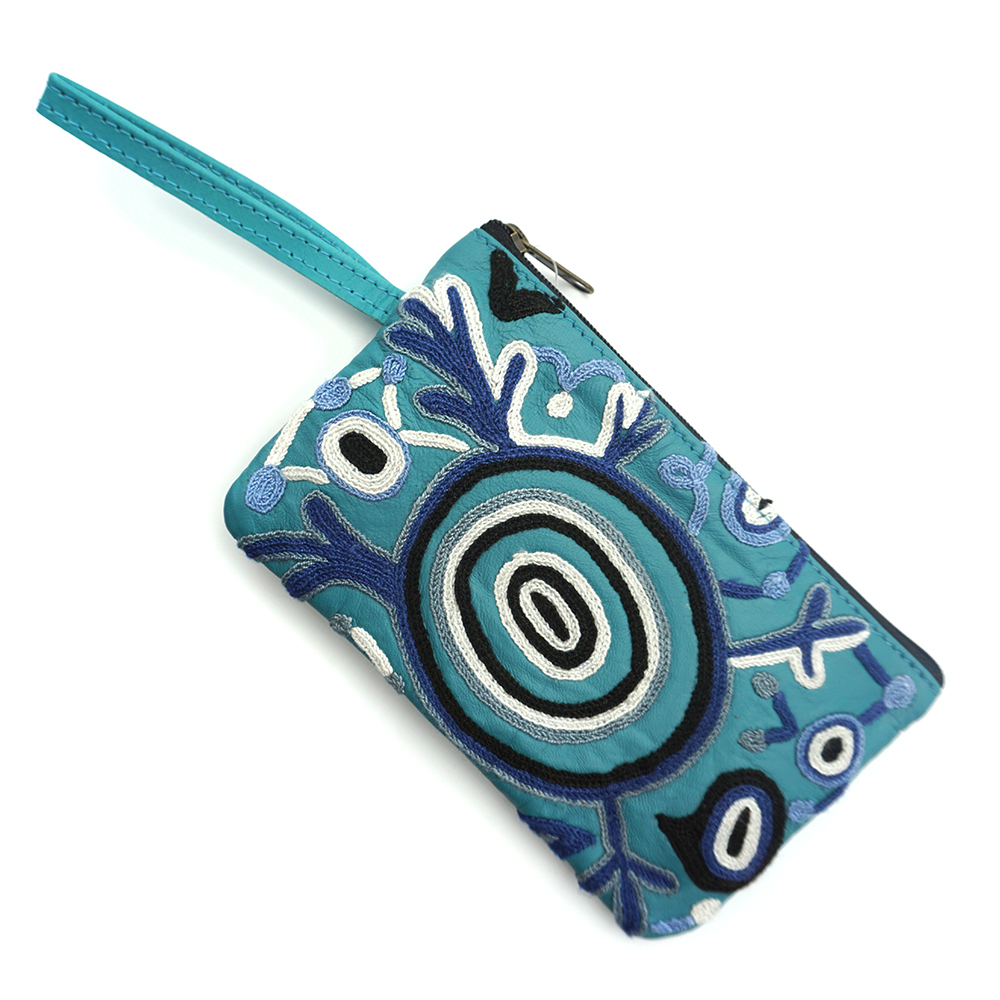 Tiny Cosmetic Bag Leather - 16.5x10.5cm-THU608