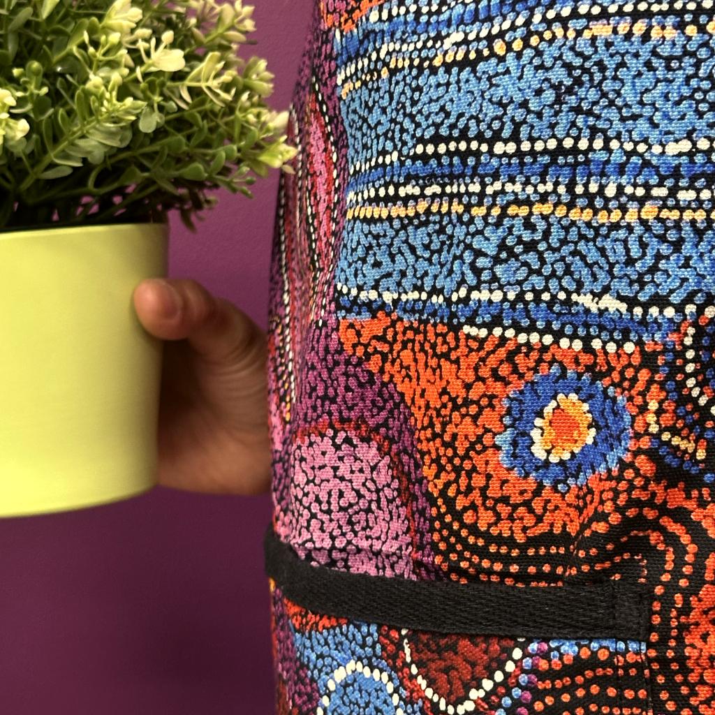 Cotton Apron Dig Print-AAD777