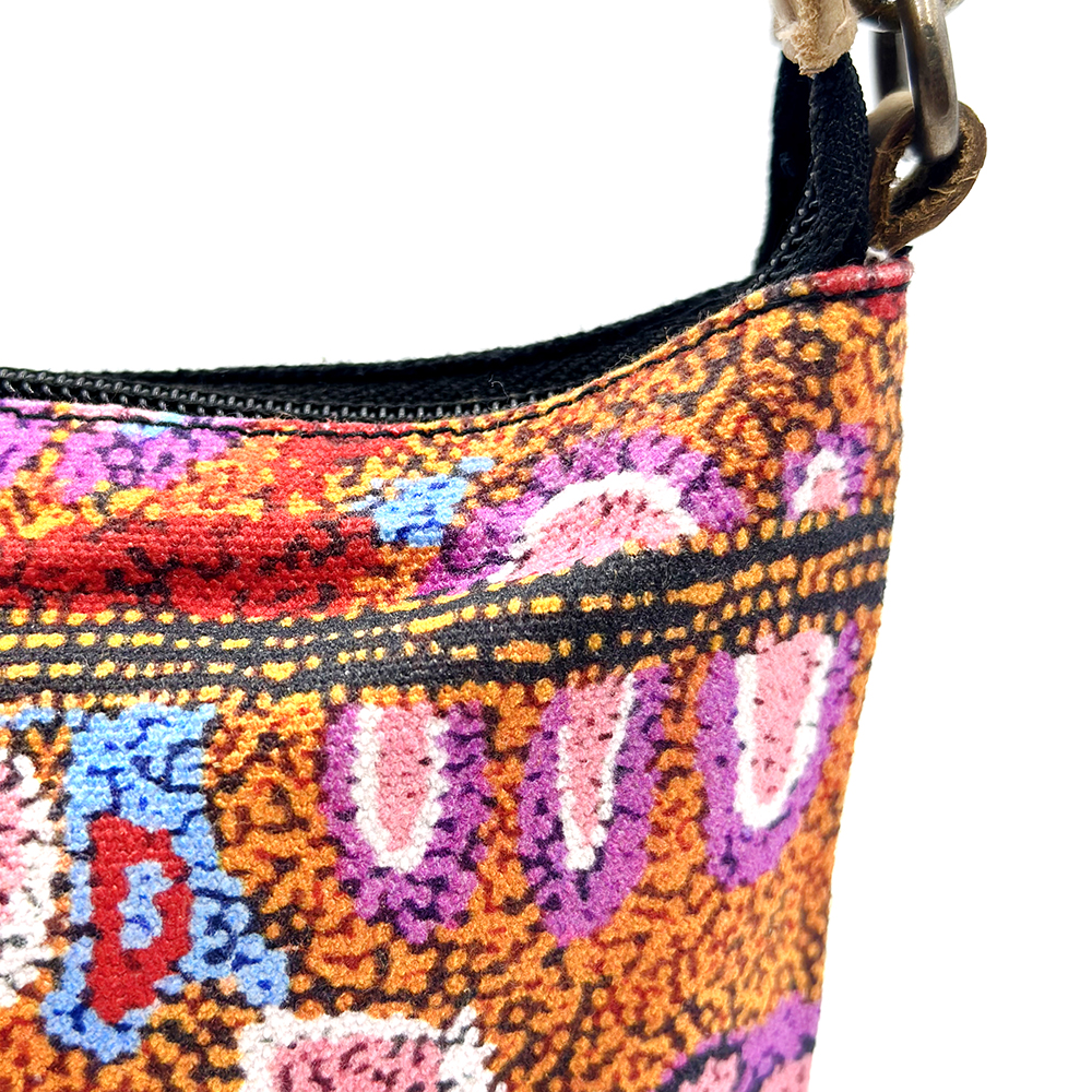 Cross Body Bag- Leather Trimmed 24.8x20cm-AAD777