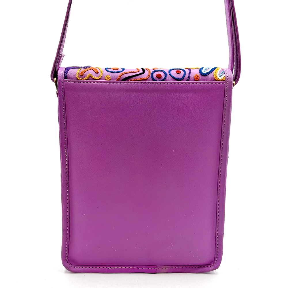Embroidered Shoulder Bag - 17x21x3cm-AAD777