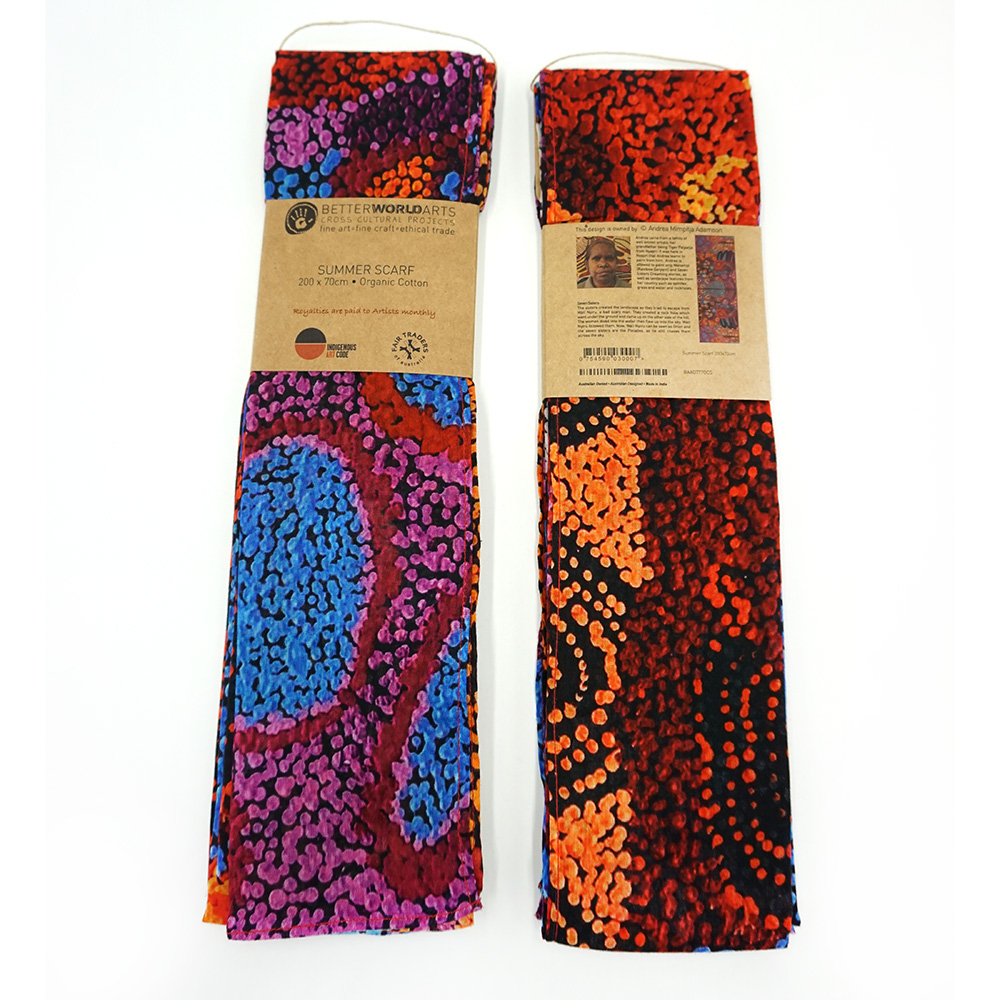 Organic Cotton Scarf - 200x70cm-AAD777