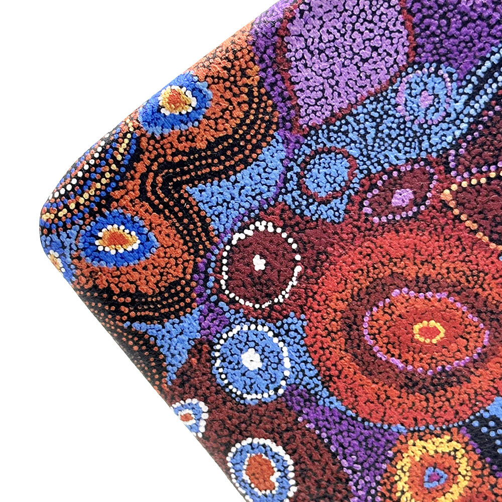 Printed Clutch Bag Leather- 14x22.5cm- AAD777