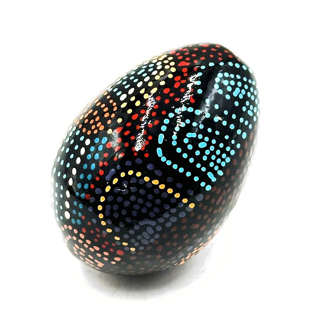 Egg Lacquerware Ornamental - 7x5cm-AAD777