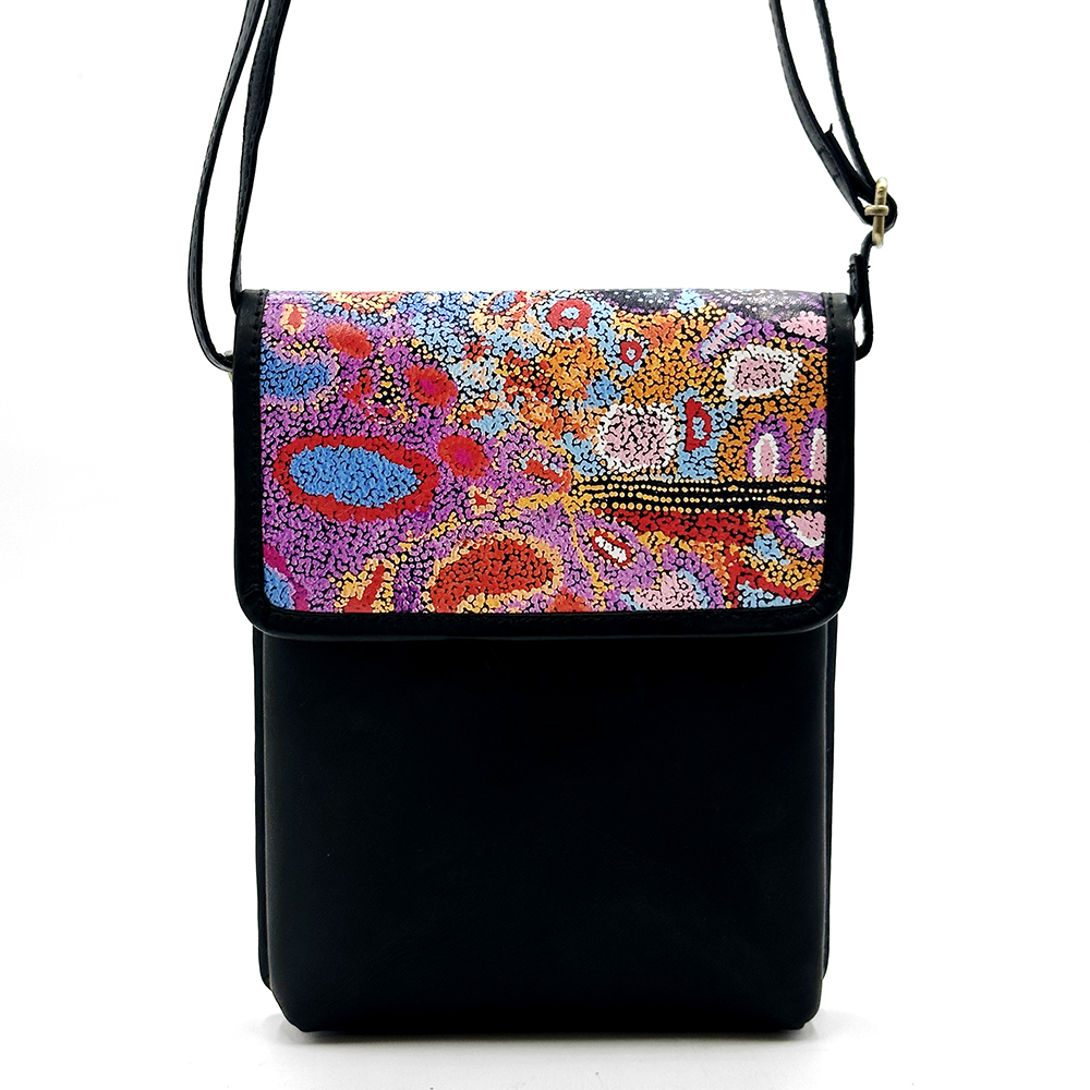 Printed Leather Sling Bag - 17x21x3cm-AAD777