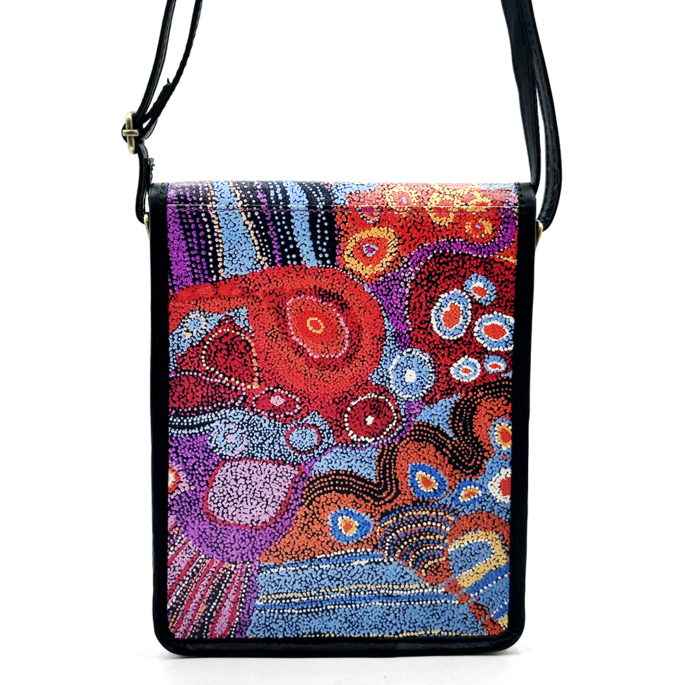 Printed Leather Sling Bag - 17x21x3cm-AAD777