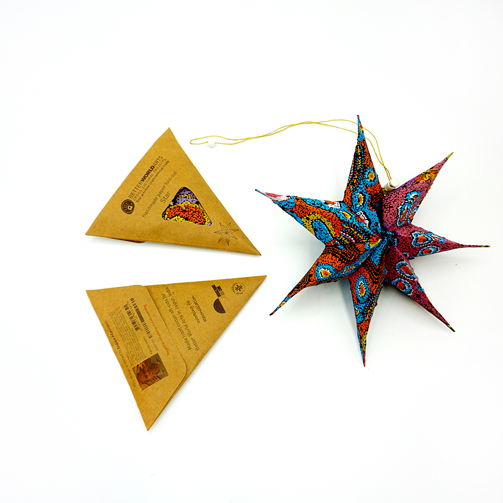 Paper Star 20x20cm (7.9x7.9in)-AAD777