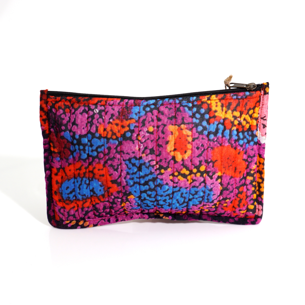Quilted Zip Pouch 20.5X14CM-AAD777