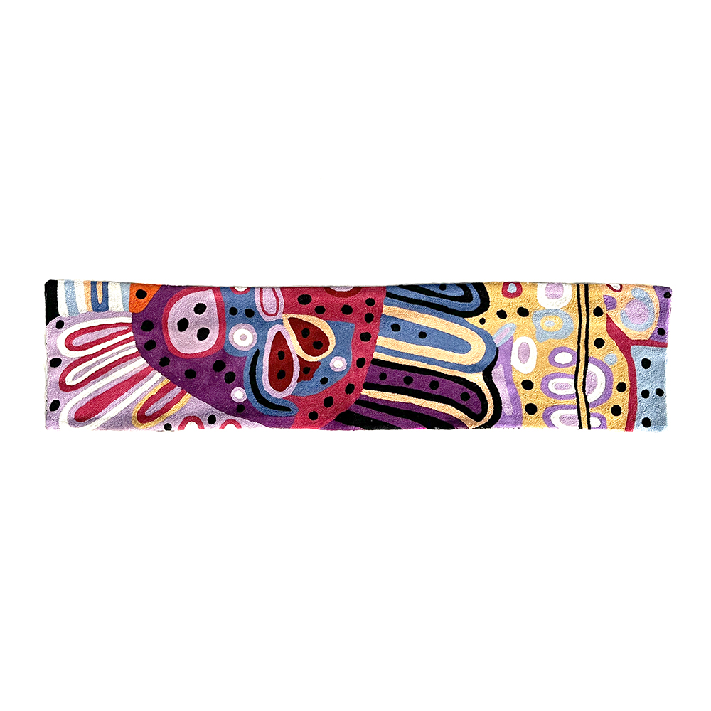 Table Runner - Wool Chainstitch - 1x4ft (30x120cm)-AAD777