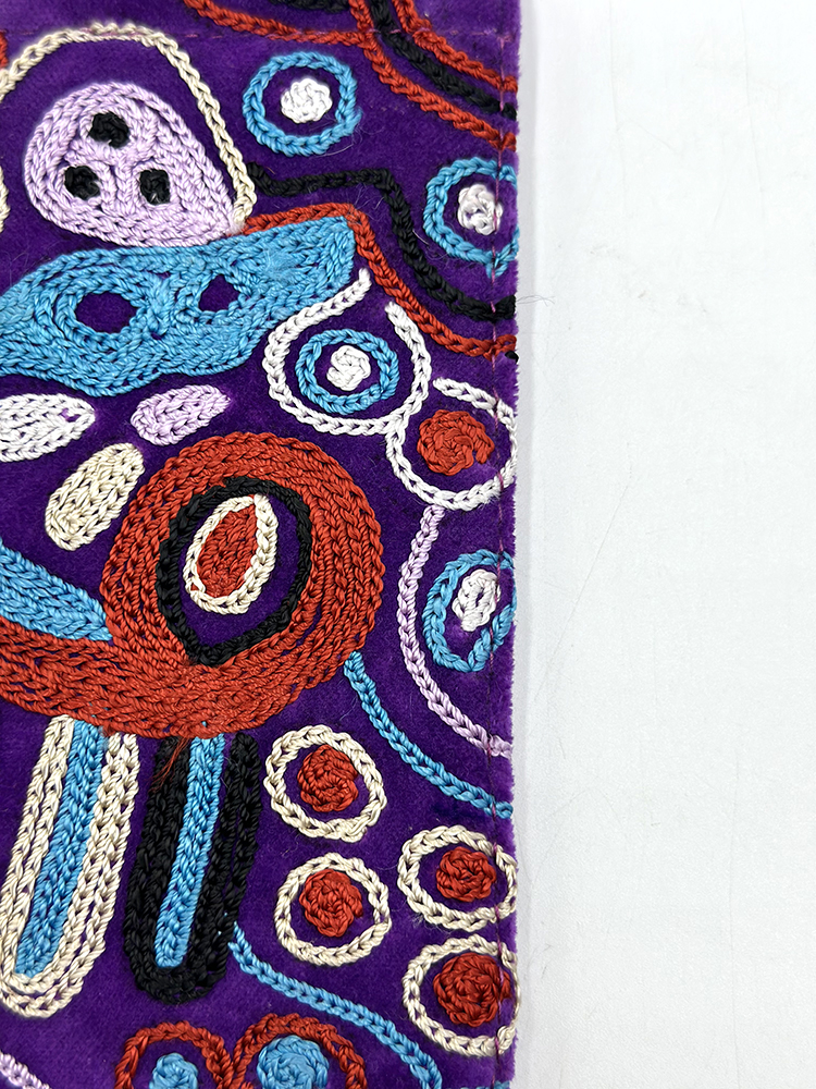 Spec Case Velvet Embroidered - 19x9cm-AAD777