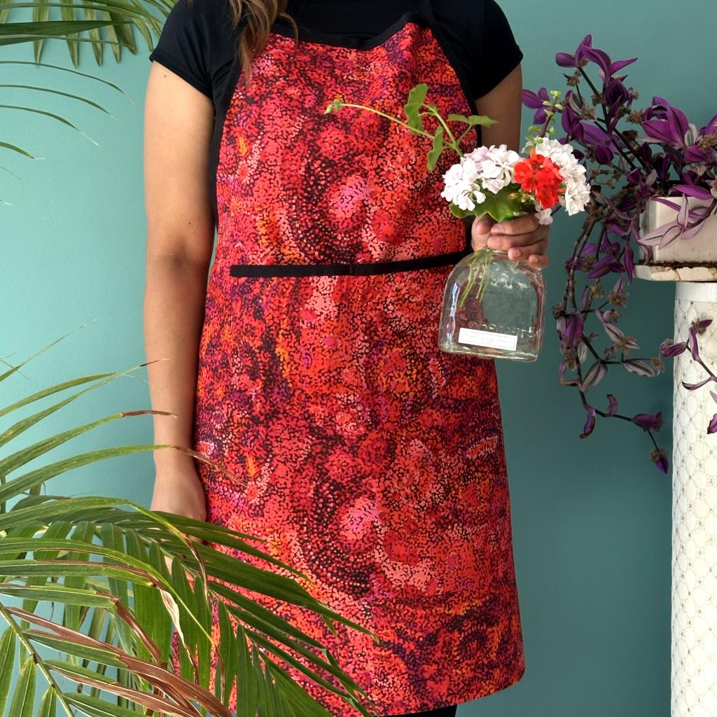 Cotton Apron Dig Print-AAD902