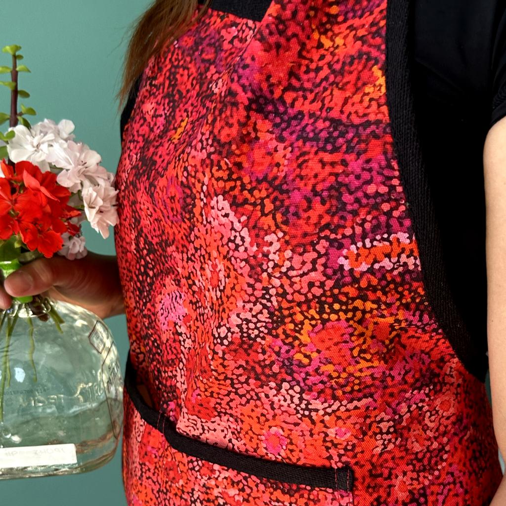 Cotton Apron Dig Print-AAD902