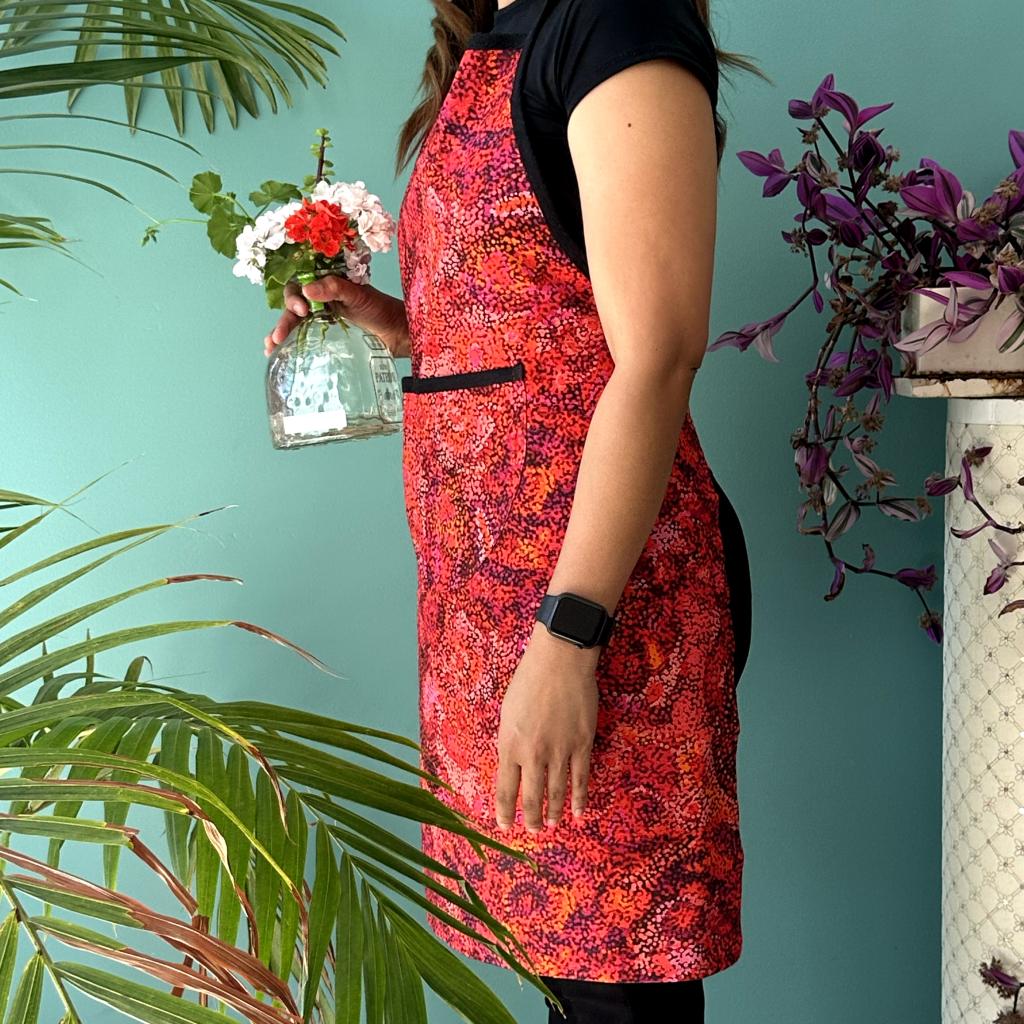 Cotton Apron Dig Print-AAD902