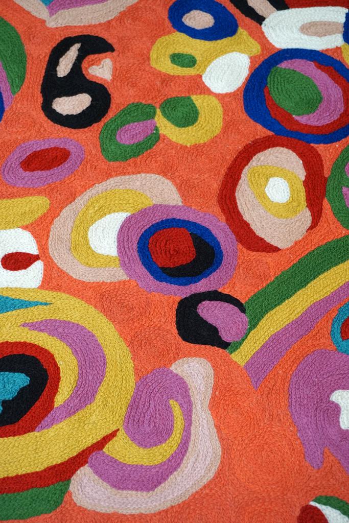 Rug Wool Runner 10x2.5ft (76 x 304 cm)-AAD998