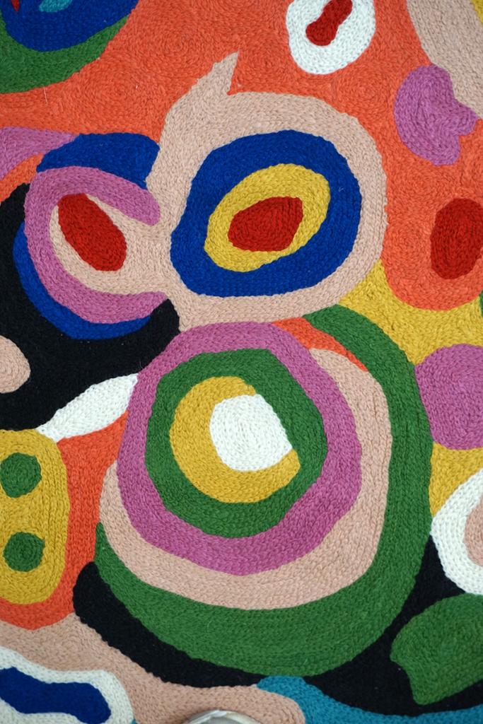 Rug Wool Runner 10x2.5ft (76 x 304 cm)-AAD998