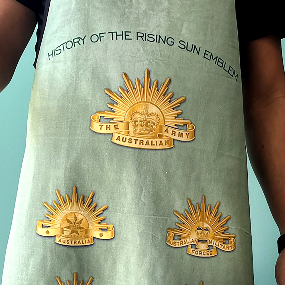 Cotton Apron Dig Print-AAE032