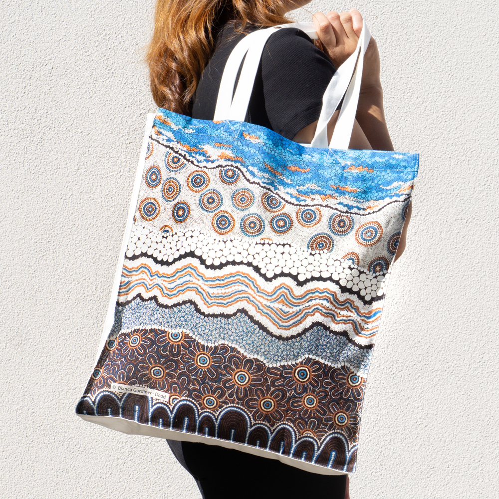 Digital Foldable Cotton Bag - 34.5x41x7cm-BGD704