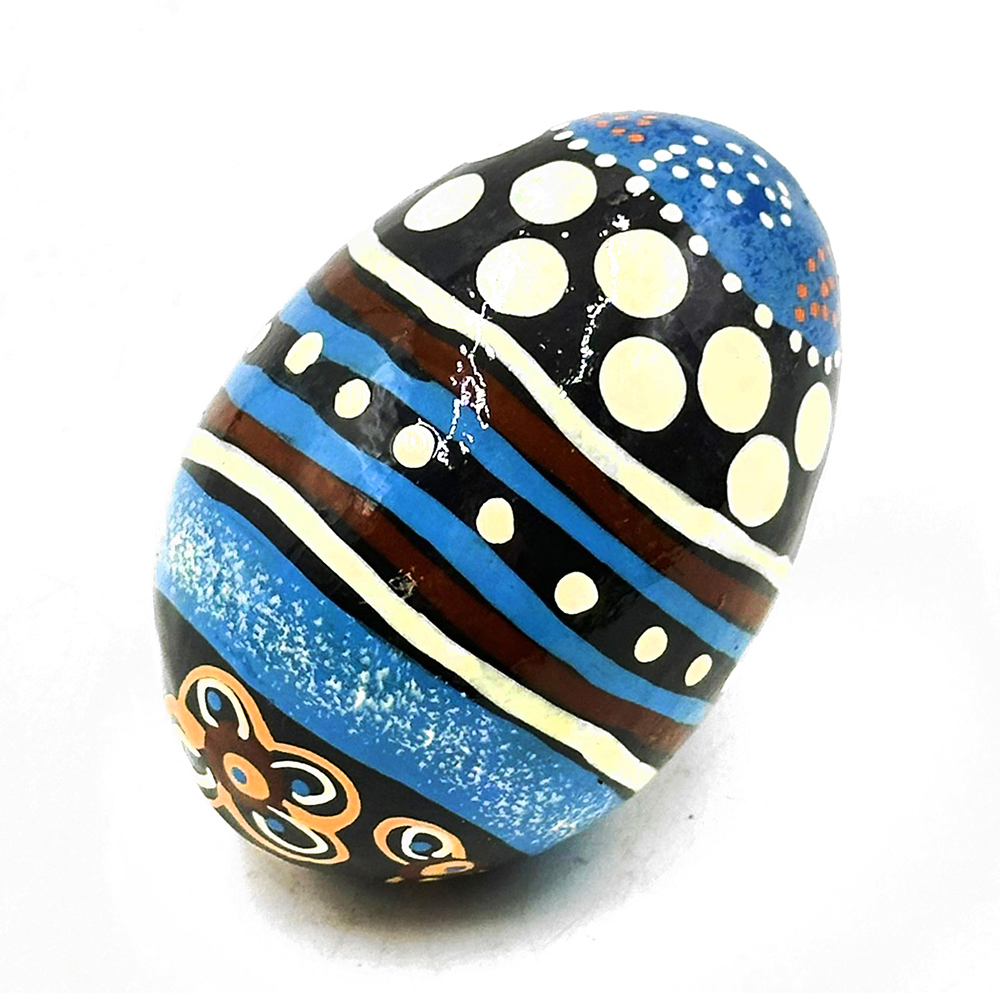 Egg Lacquerware Ornamental - 7x5cm-BGD704