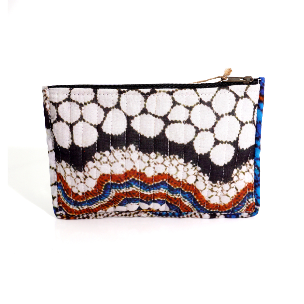 Quilted Zip Pouch 20.5X14CM-BGD704