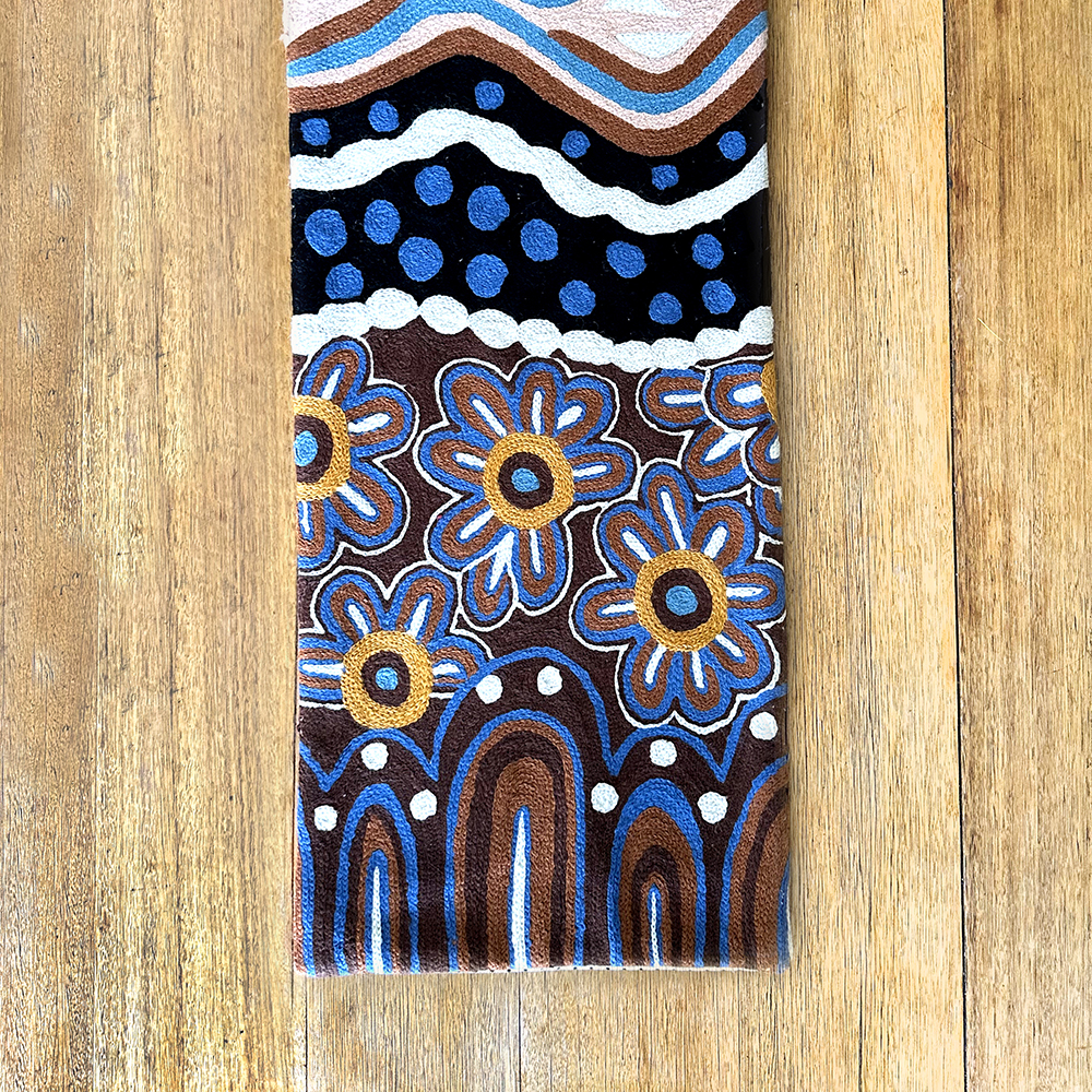 Table Runner - Wool Chainstitch - 1x4ft (30x120cm)-BGD704