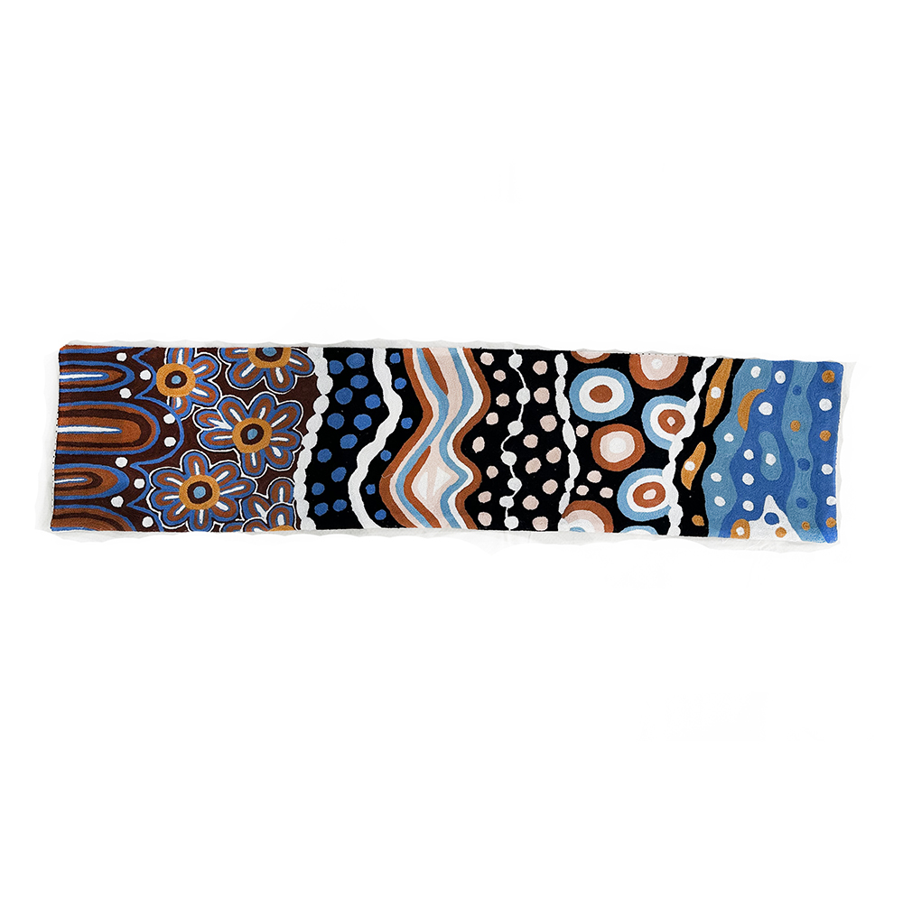 Table Runner - Wool Chainstitch - 1x4ft (30x120cm)-BGD704