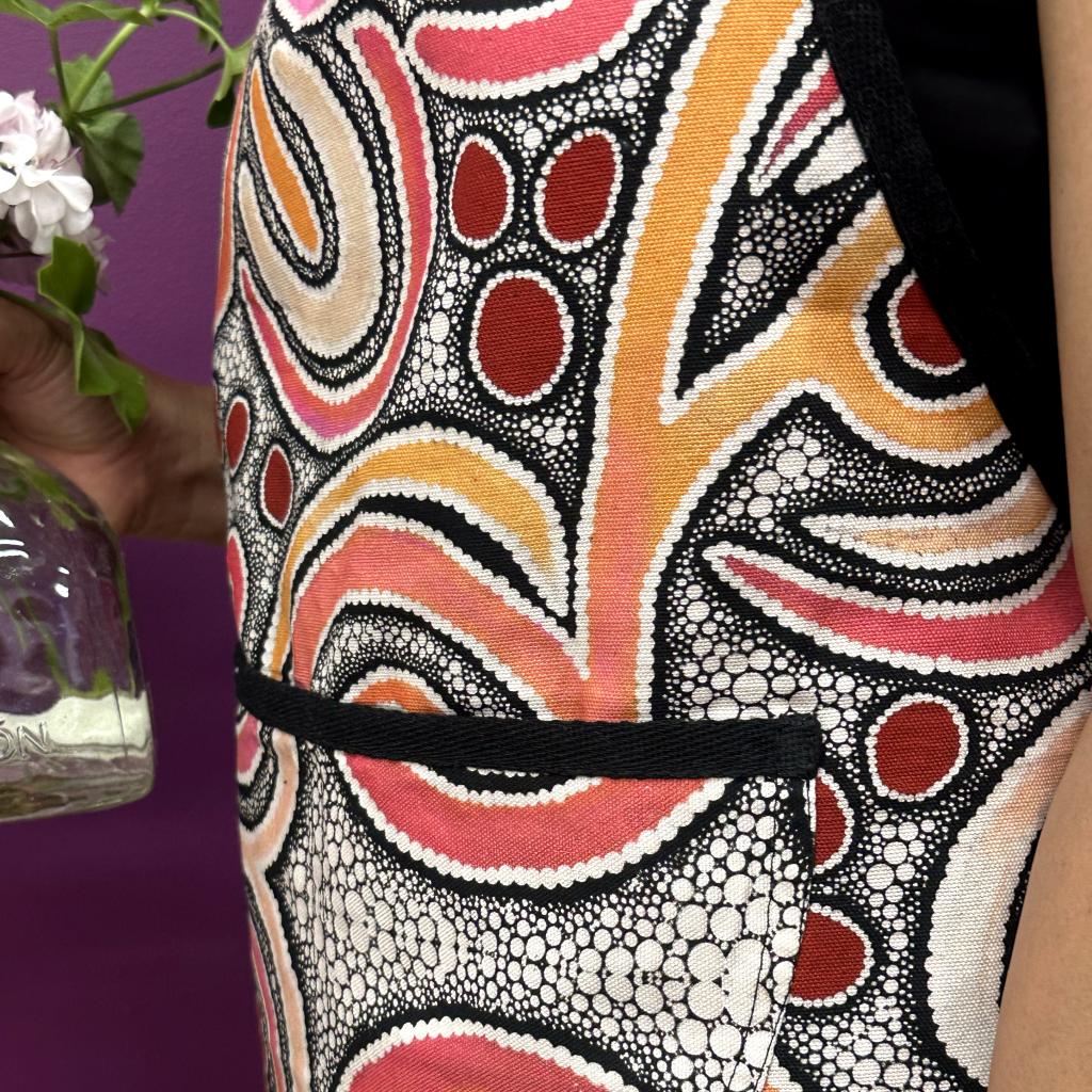 Cotton Apron Dig Print-BGD785