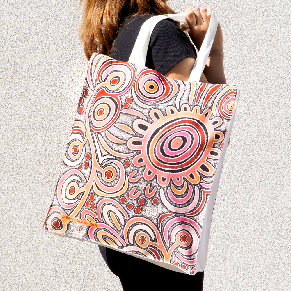 Digital Foldable Cotton Bag - 34.5x41x7cm-BGD785