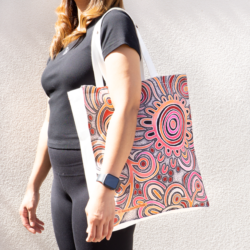 Digital Foldable Cotton Bag - 34.5x41x7cm-BGD785
