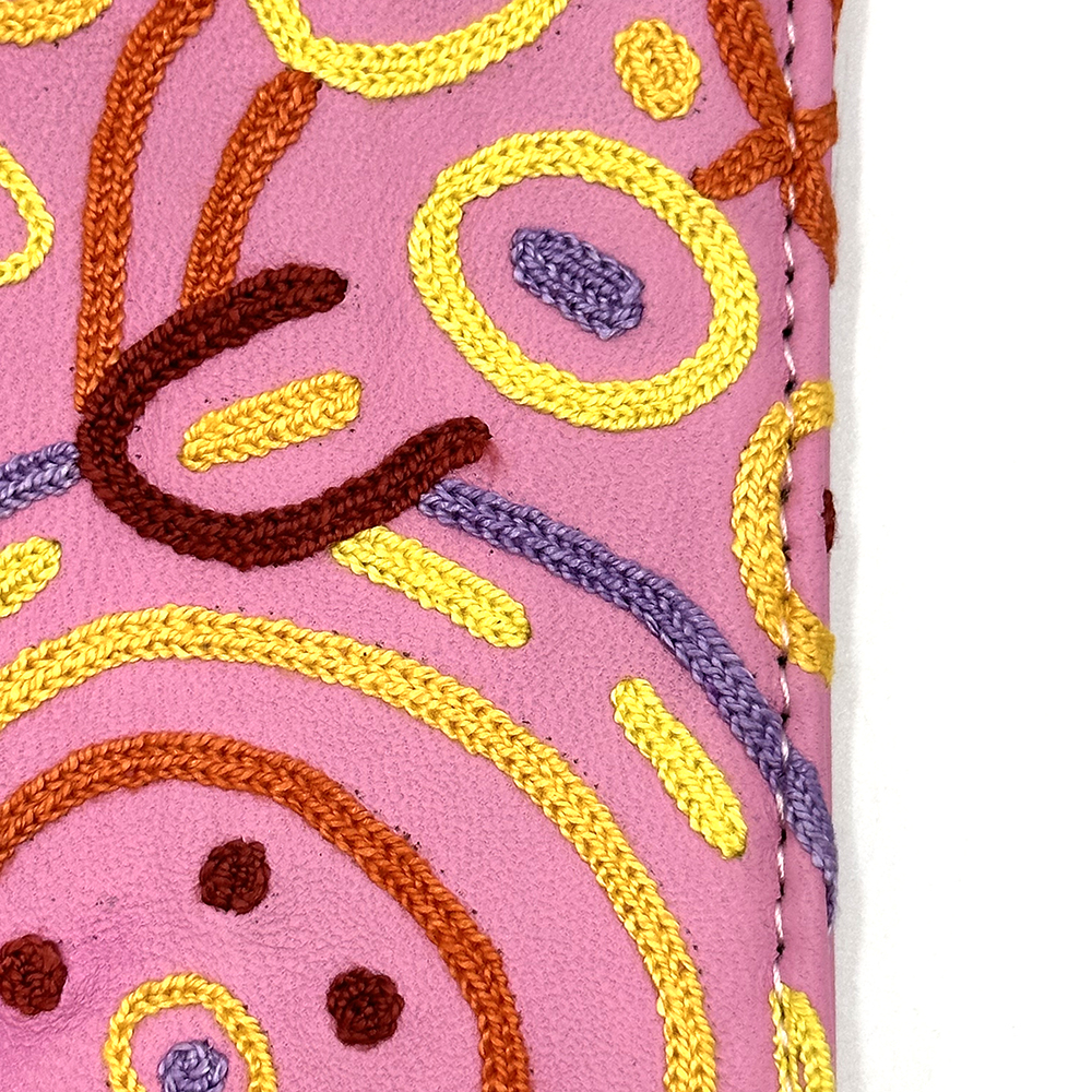 Spec Case Leather Embroidered - 19x9cm-CVA714