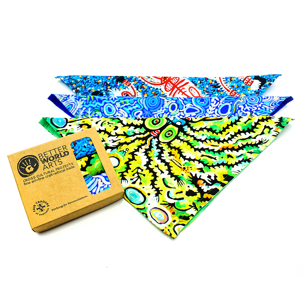 Handkerchiefs-Set of 3 Boxed 30X30cm-CVA721