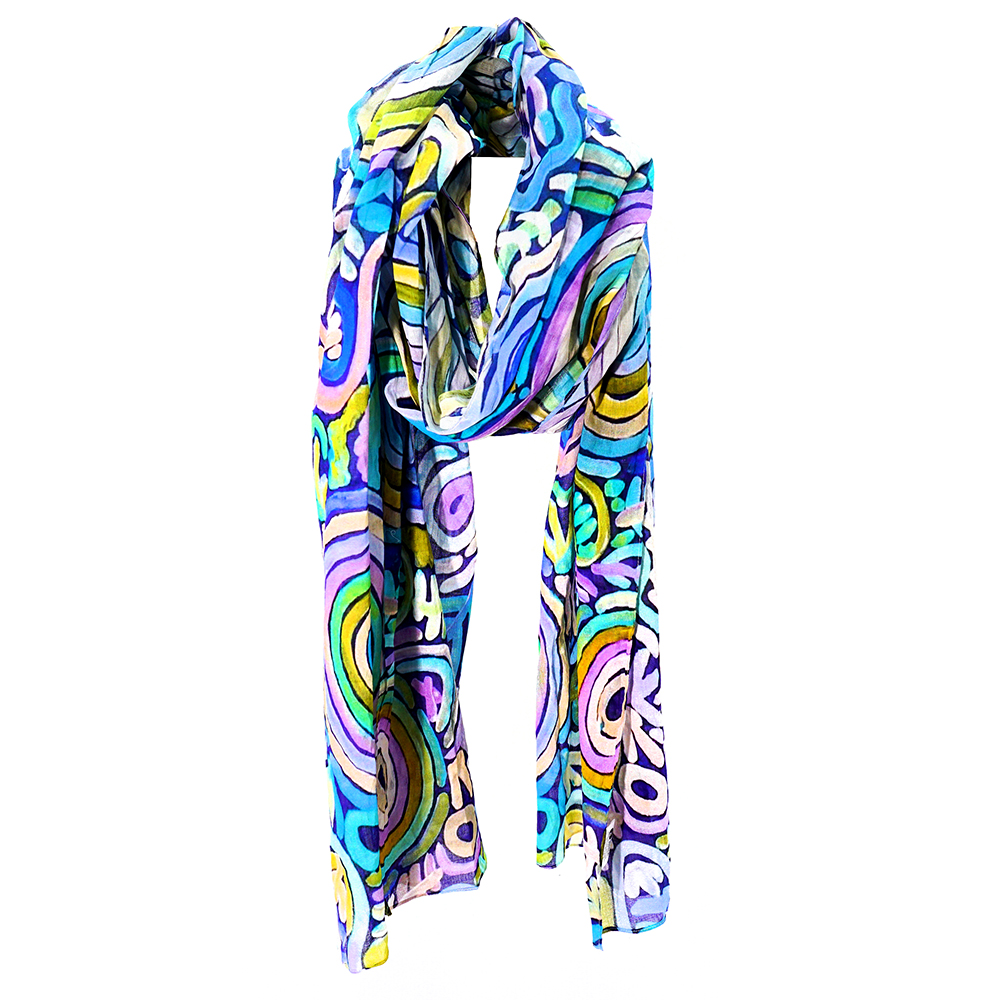 Organic Cotton Scarf - 200x70cm-CVA721
