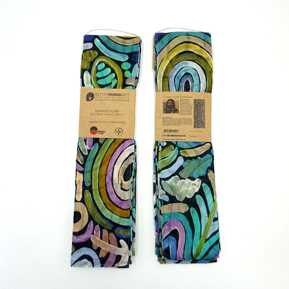 Organic Cotton Scarf - 200x70cm-CVA721