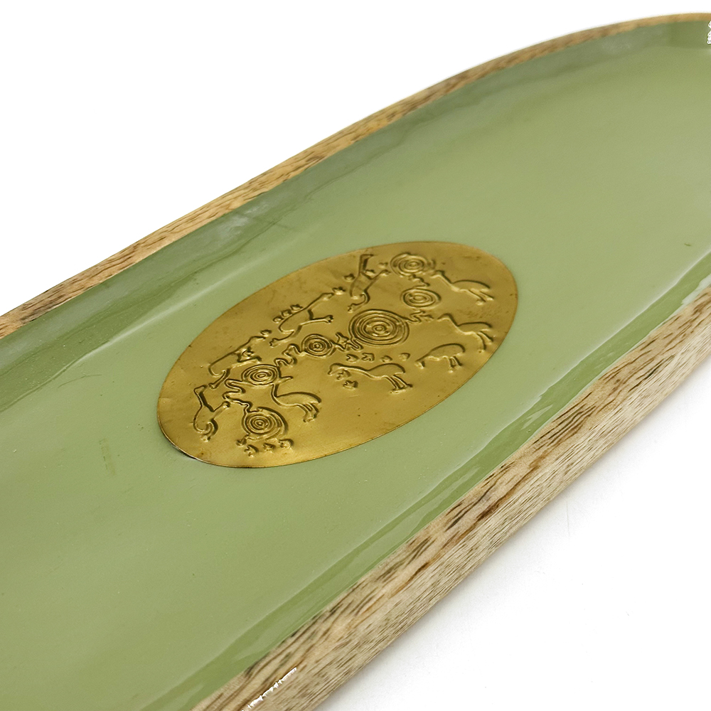 Medallion Oblong Plate - 42 x 12 x 2 cm-CVA728