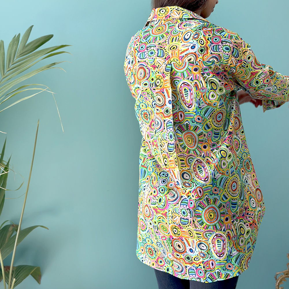 Womens Shirt - Organic Cotton Voile XL-CVA733