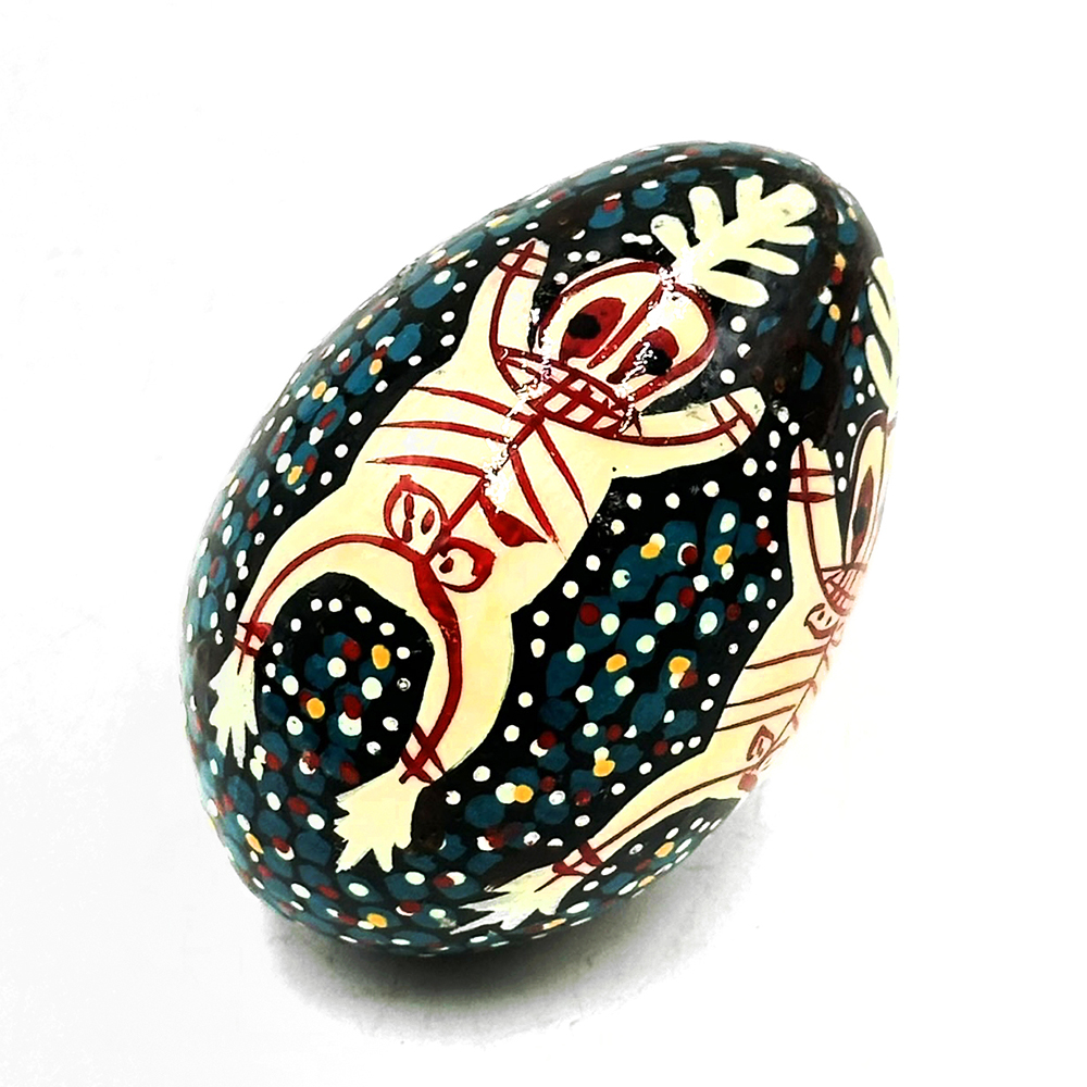 Egg Lacquerware Ornamental - 7x5cm-CVA746