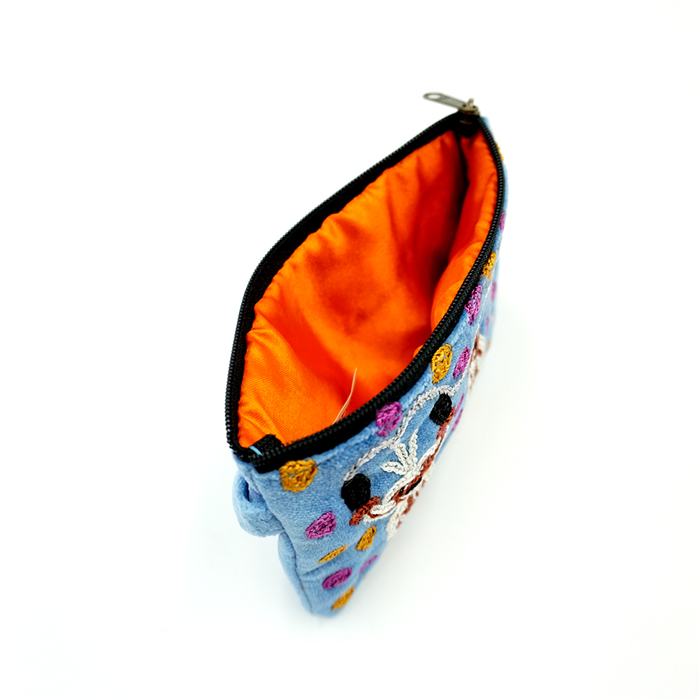Tiny Cosmetic Bag Velvet - 16.5x10.5cm-CVA746