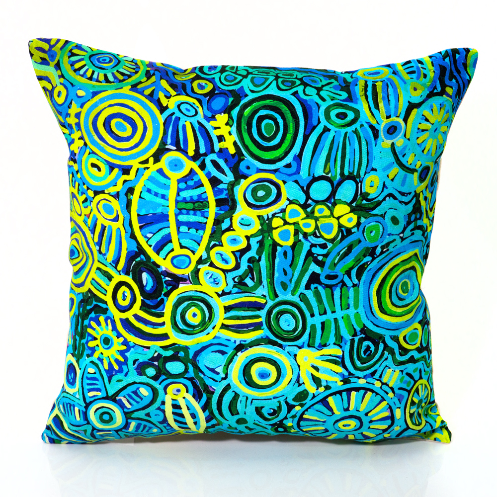 Canvas Cushion Cover Digital 40cm (16in)-CVA748
