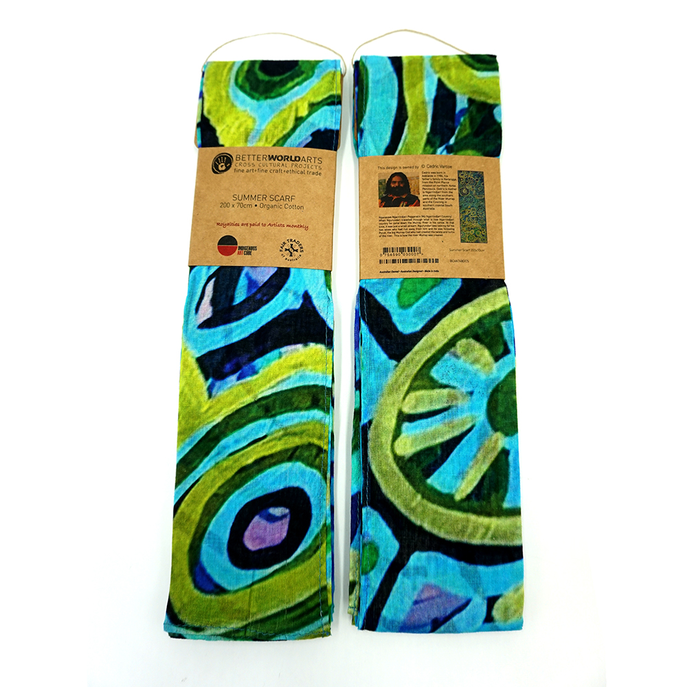 Organic Cotton Scarf - 200x70cm-CVA748