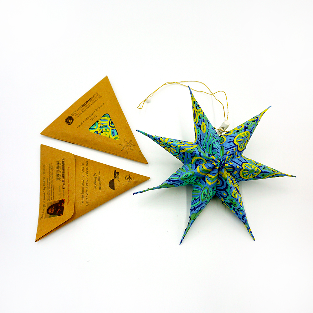 Paper Star 20x20cm (7.9x7.9in)-CVA748