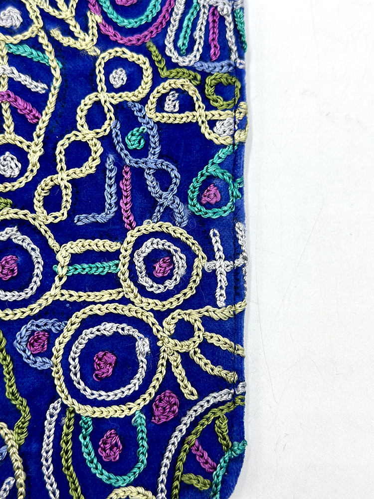 Spec Case Velvet Embroidered - 19x9cm-CVA748