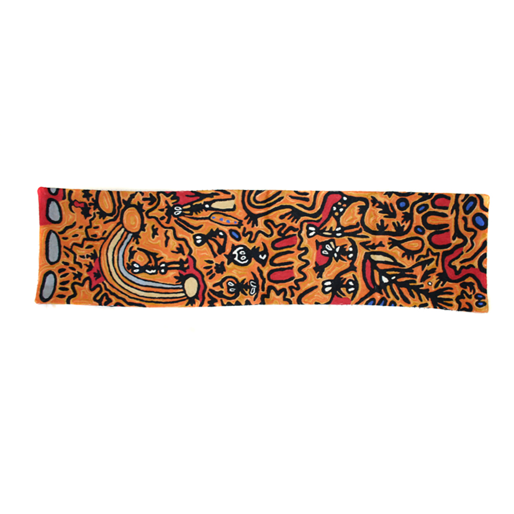Table Runner - Wool Chainstitch - 1x4ft (30x120cm)-CVA750