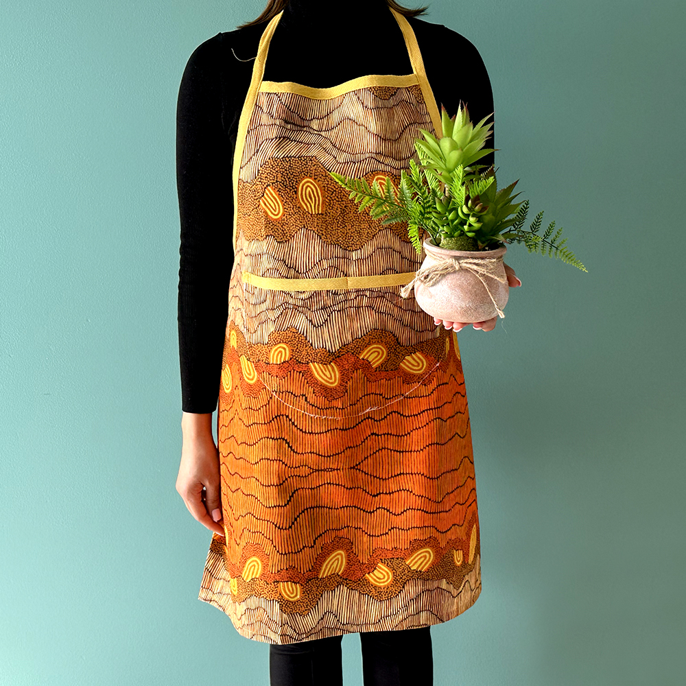 Cotton Apron Dig Print-DYM922