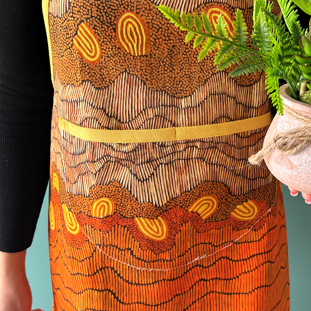Cotton Apron Dig Print-DYM922