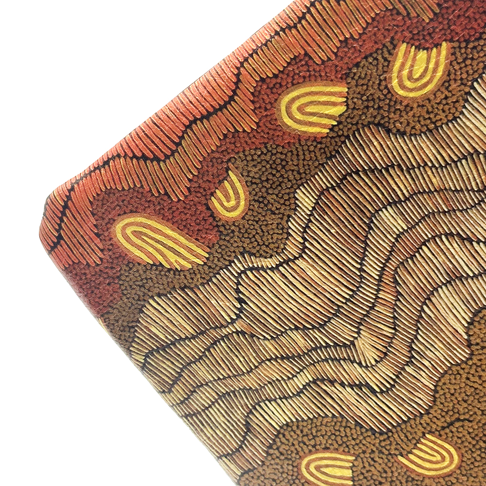 Printed Clutch Bag Leather- 14x22.5cm- DYM922