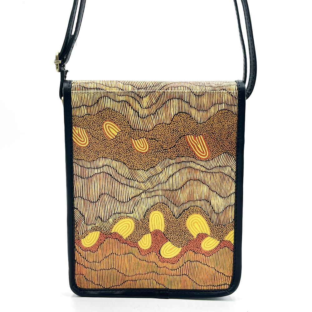 Printed Leather Sling Bag - 17x21x3cm-DYM922