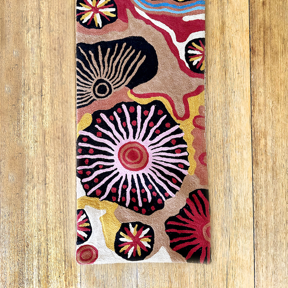 Table Runner - Wool Chainstitch - 1x4ft (30x120cm)-DYM923