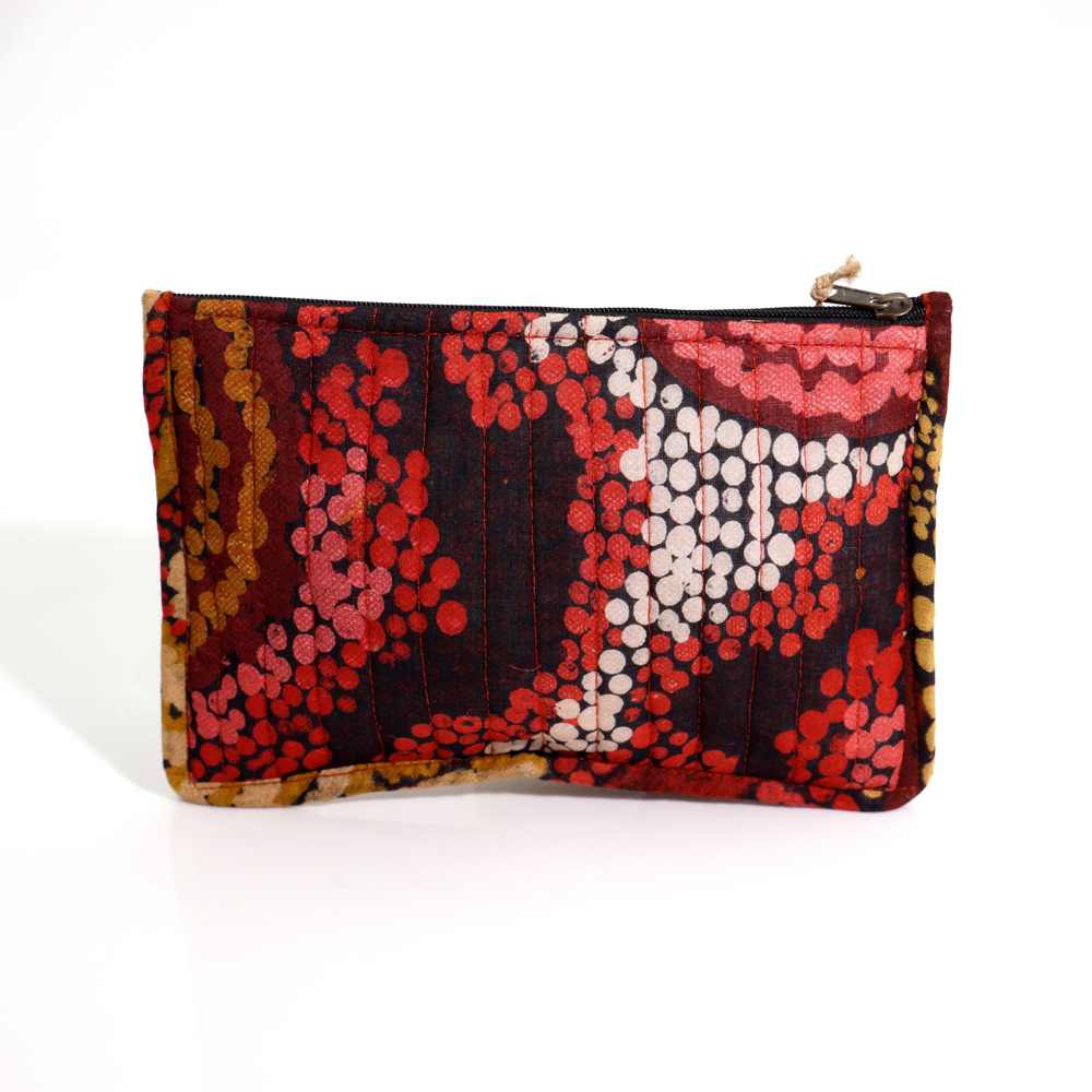 Quilted Zip Pouch 20.5X14CM-DYM931